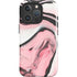 Pink Marble Ink iPhone 16 Pro Max Impact Case
